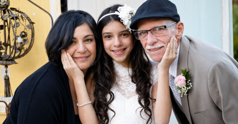 A terminally ill father asked his 11-year-old daughter to marry without a groom so he could walk her down the aisle