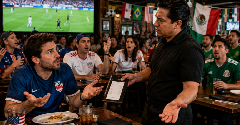 World Cup fans haven’t been tipping in the United States, and restaurants are fighting back