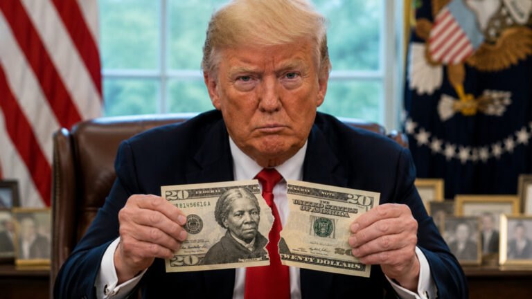 TRUMP ADMINISTRATION ABANDONS HARRIET TUBMAN $20 BILL PLAN
