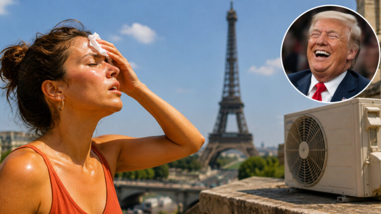 PARIS BLAMES THE U.S. AND ITS AIR CONDITIONING FOR THE EUROPEAN HEAT WAVE