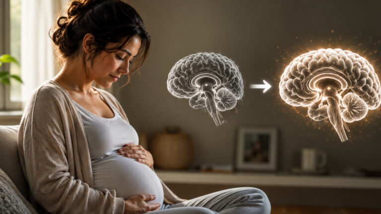 A WOMAN’S BRAIN SHRINKS DURING PREGNANCY, AND IT TAKES AROUND 6 MONTHS TO REGROW