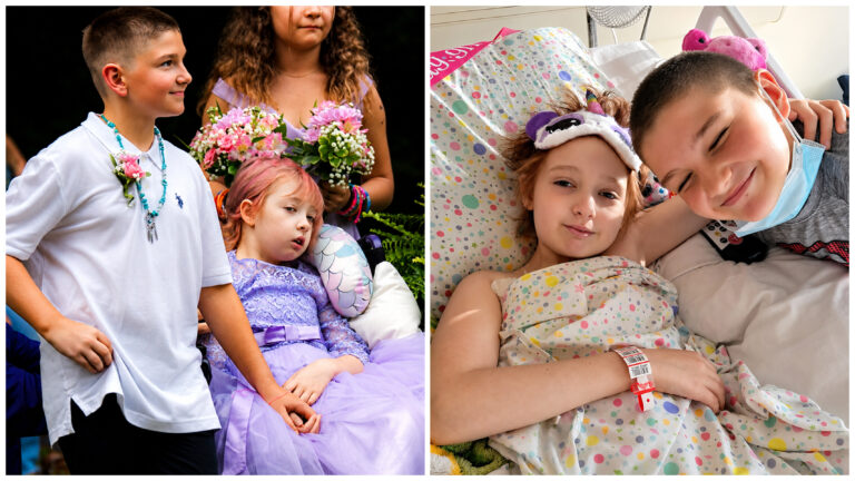 A 10-YEAR-OLD GIRL WITH LEUKEMIA GOT TO MARRY HER BEST FRIEND IN AN EMOTIONAL FINAL WISH CEREMONY