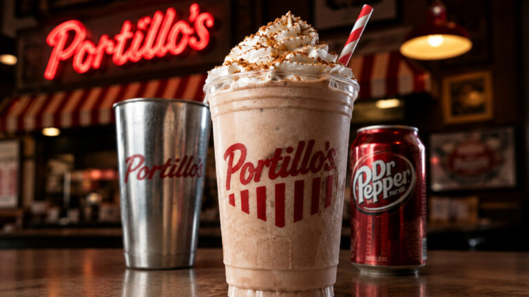 PORTILLO’S IS LAUNCHING A DR PEPPER MILKSHAKE FOR A LIMITED TIME IN THE US