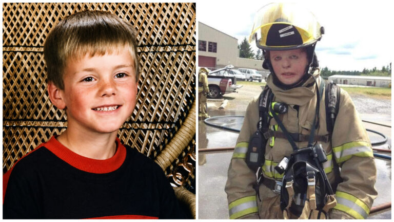 AT 6 YEARS OLD, HE SURVIVED BURNS THAT AFFECTED 73% OF HIS BODY.  YEARS LATER, TERRY MCCARTY BECAME A FIREFIGHTER TO SAVE OTHER CHILDREN