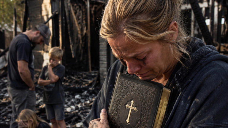 FAMILY LOSES EVERYTHING IN FIRE, BUT 3 SACRED BIBLE REMAINS INTACT