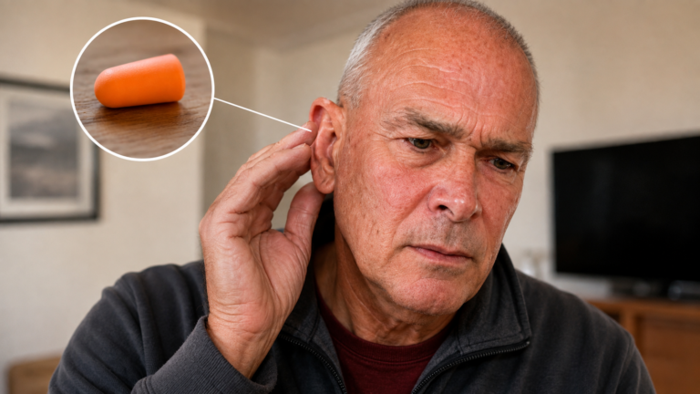MAN FORGOT EARPLUG IN EAR AND THOUGHT HE WAS DEAF FOR FIVE YEARS