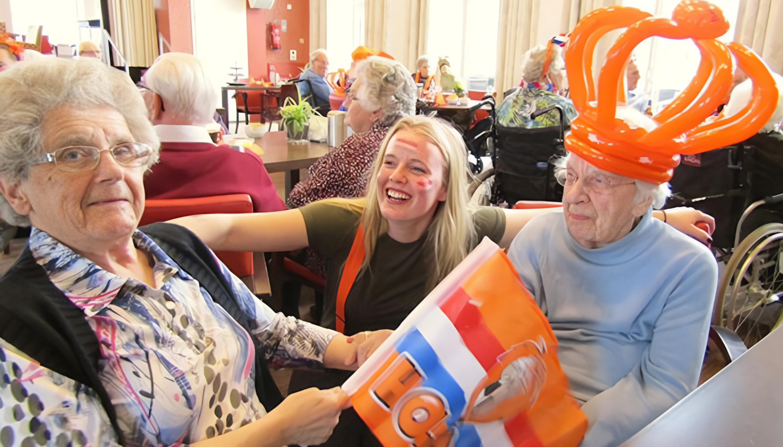 DUTCH RETIREMENT HOME GAVE STUDENTS FREE RENT FOR COMPANY