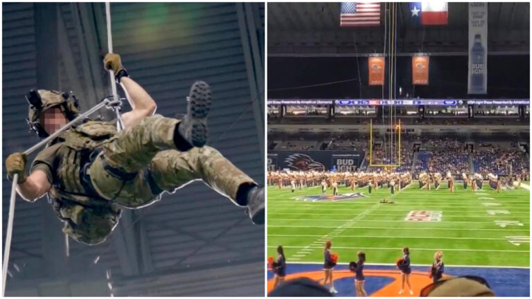 AIRMAN DIES AFTER ALAMODOME FALL BEFORE UTSA-NAVY GAME