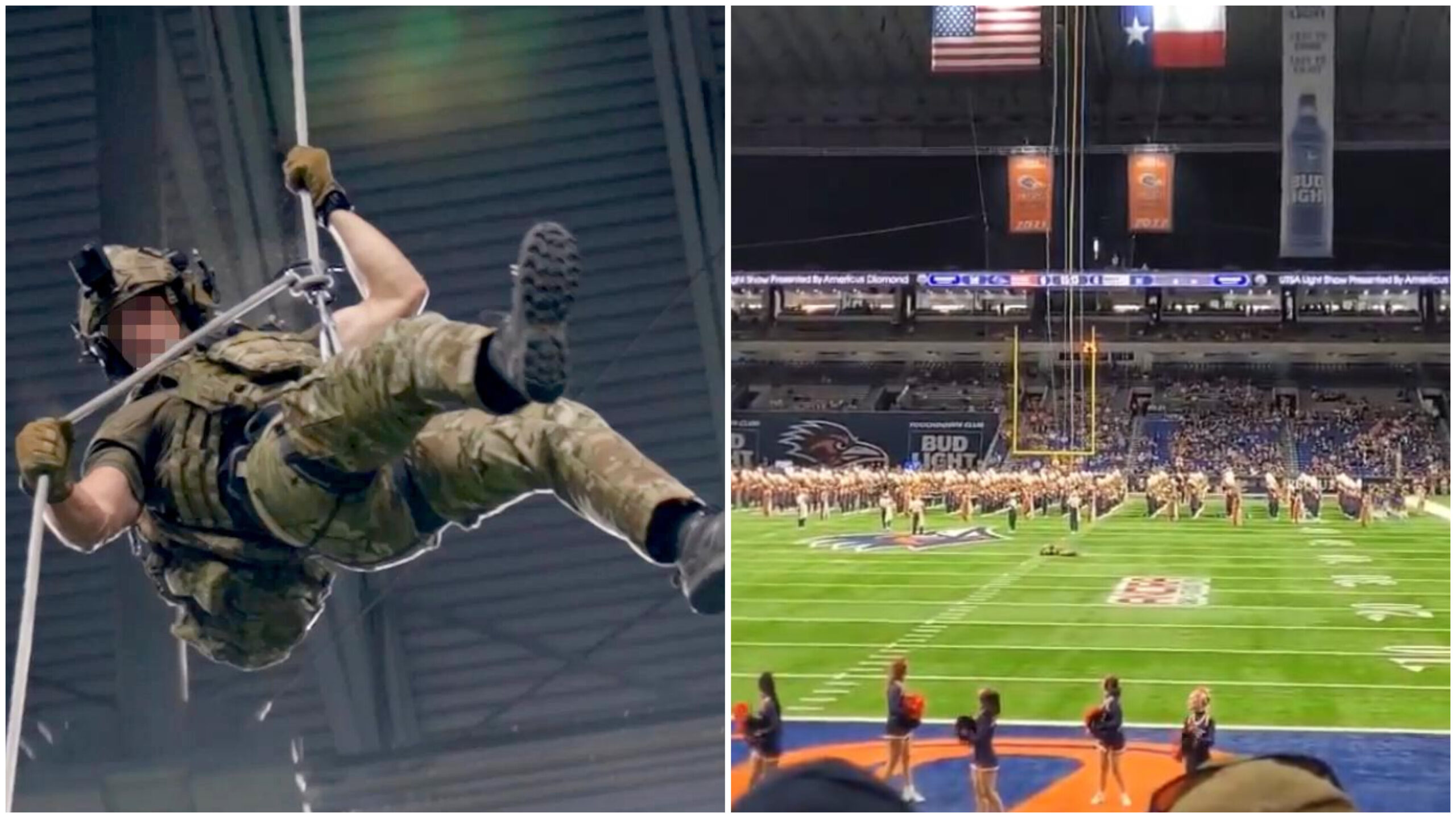 AIRMAN DIES AFTER ALAMODOME FALL BEFORE UTSA-NAVY GAME