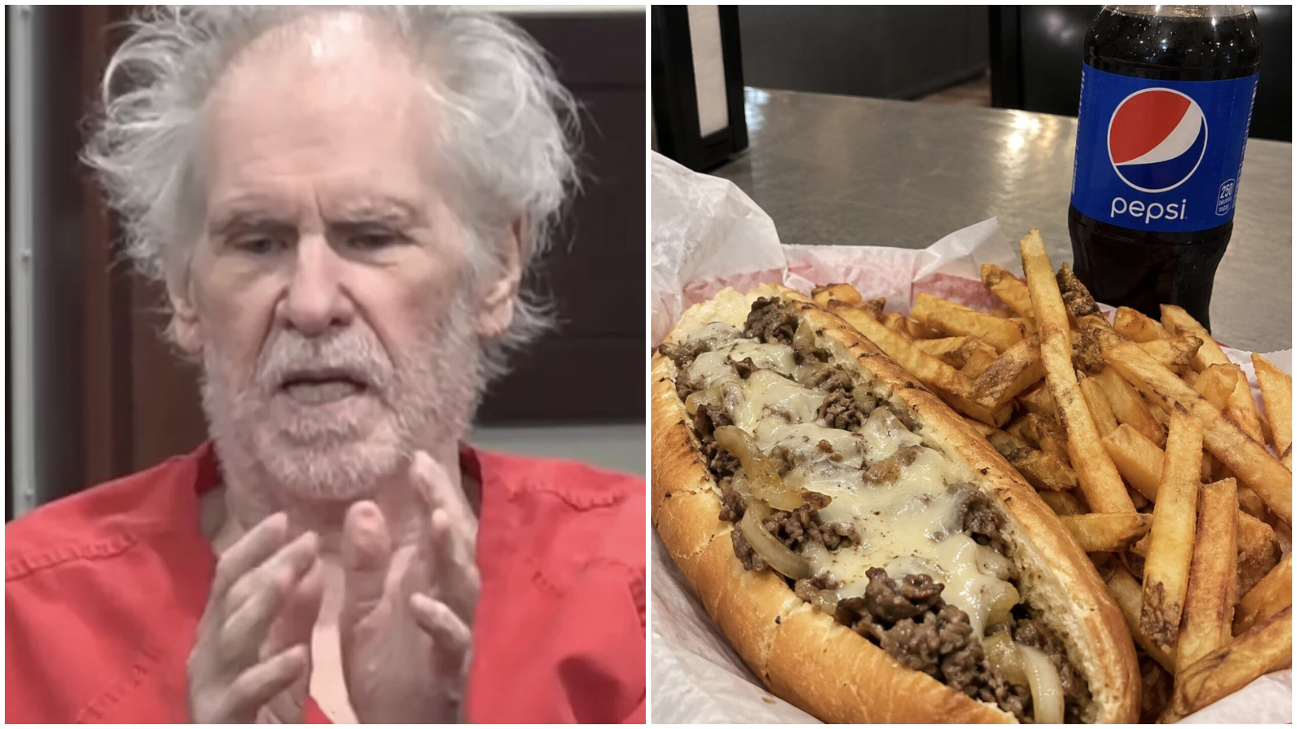 MURDER DEFENDANT OFFERS TO PLEAD GUILTY FOR A CHEESESTEAK