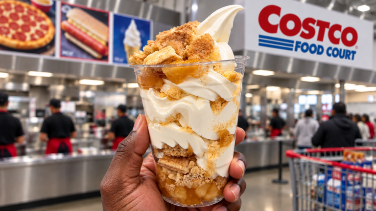 COSTCO DROPS $2.99 APPLE PIE SUNDAE AT FOOD COURTS