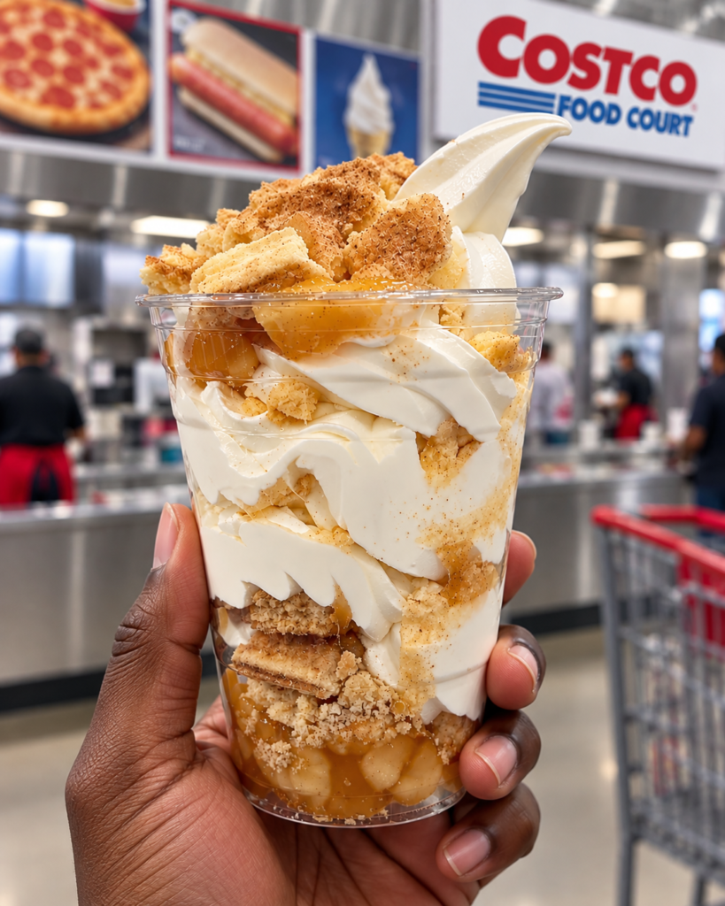 COSTCO DROPS $2.99 APPLE PIE SUNDAE AT FOOD COURTS