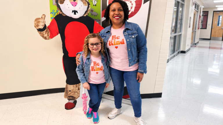 8-YEAR-OLD DRESSED UP AS HER TEACHER FOR HER SCHOOL’S SUPERHERO DAY