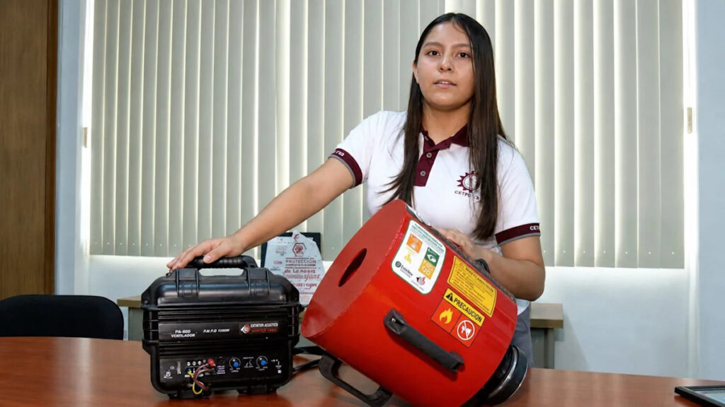 Sound Fire Extinguisher Student Wins Gold in Indonesia